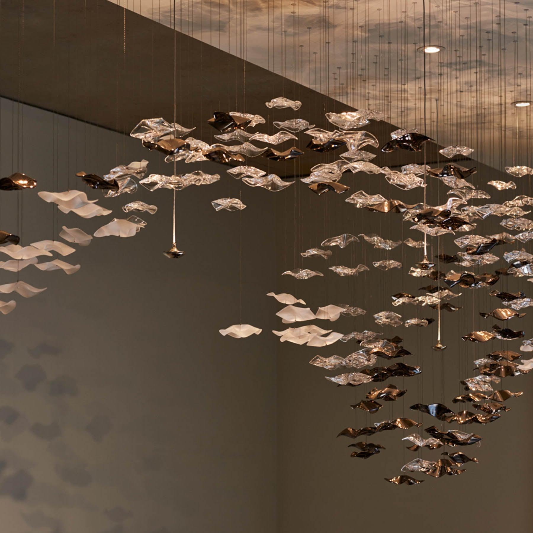 Tidal Stair Crystal Spiral Chandelier