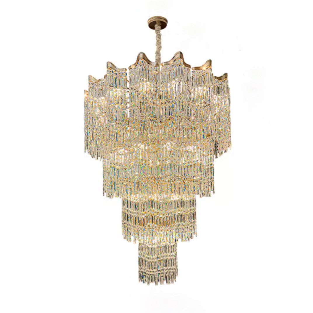 Luster Gaze Grand Opulence Multi-tiered Crystal Chandelier - Background Shot