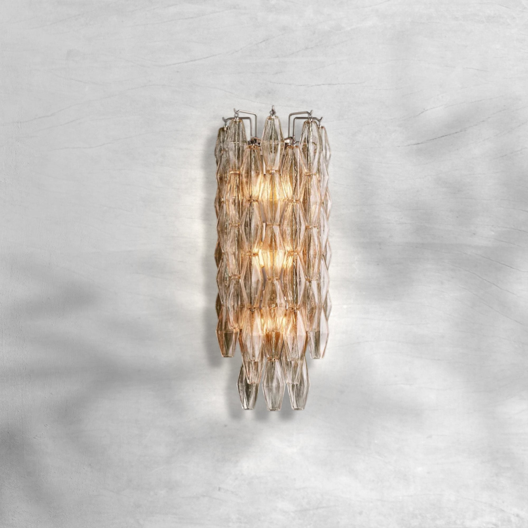 Cyra Glass Short Wall Sconce