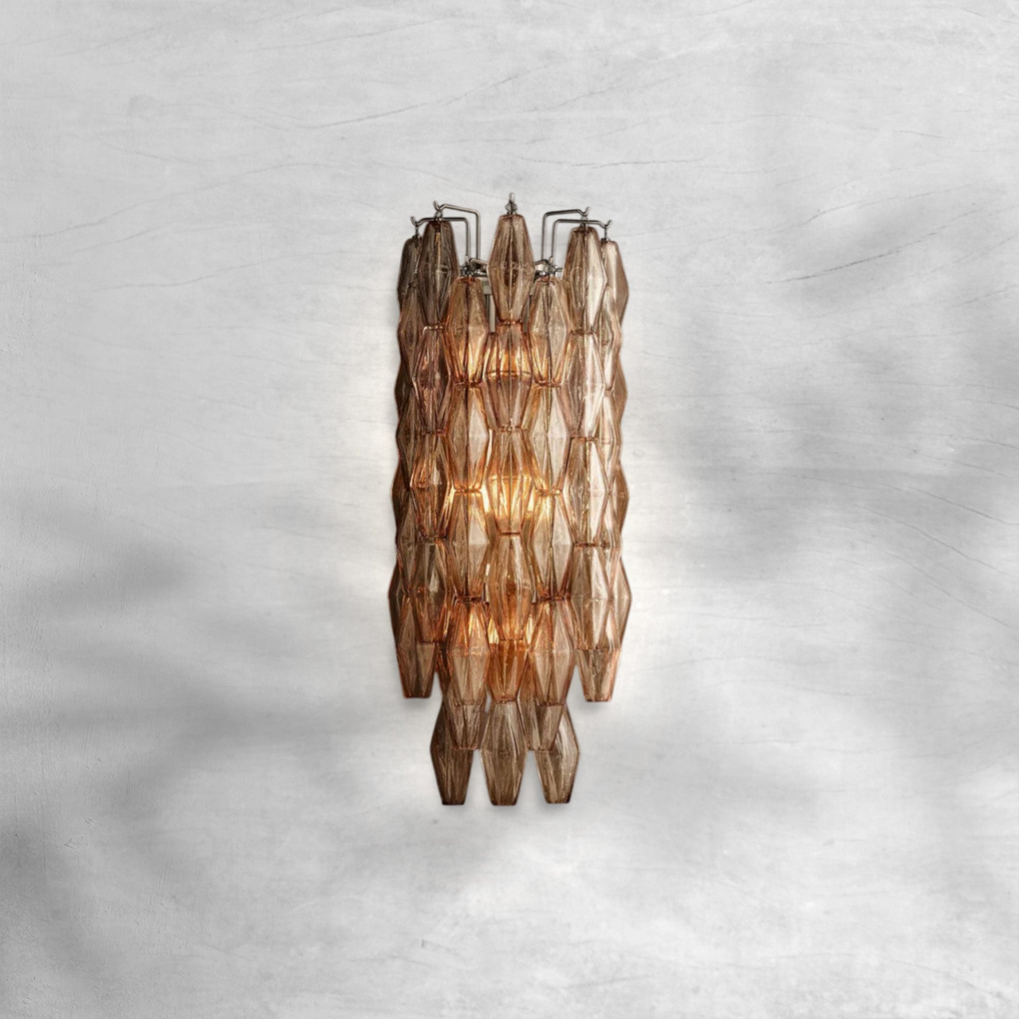 Cyra Glass Short Wall Sconce