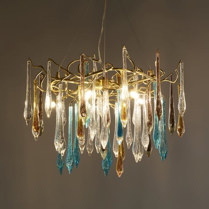 Branch Teardrop Crystal Chandelier