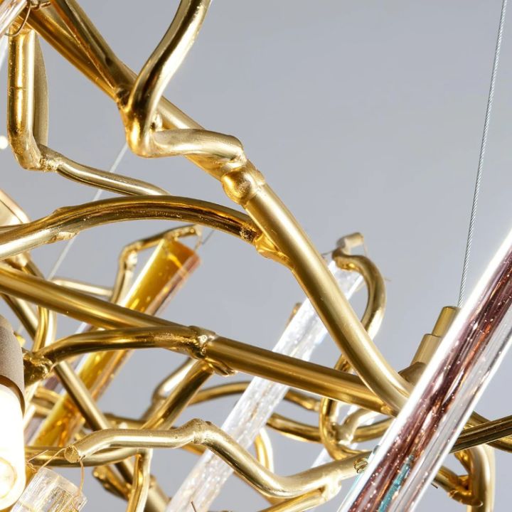 Branch Teardrop Crystal Chandelier