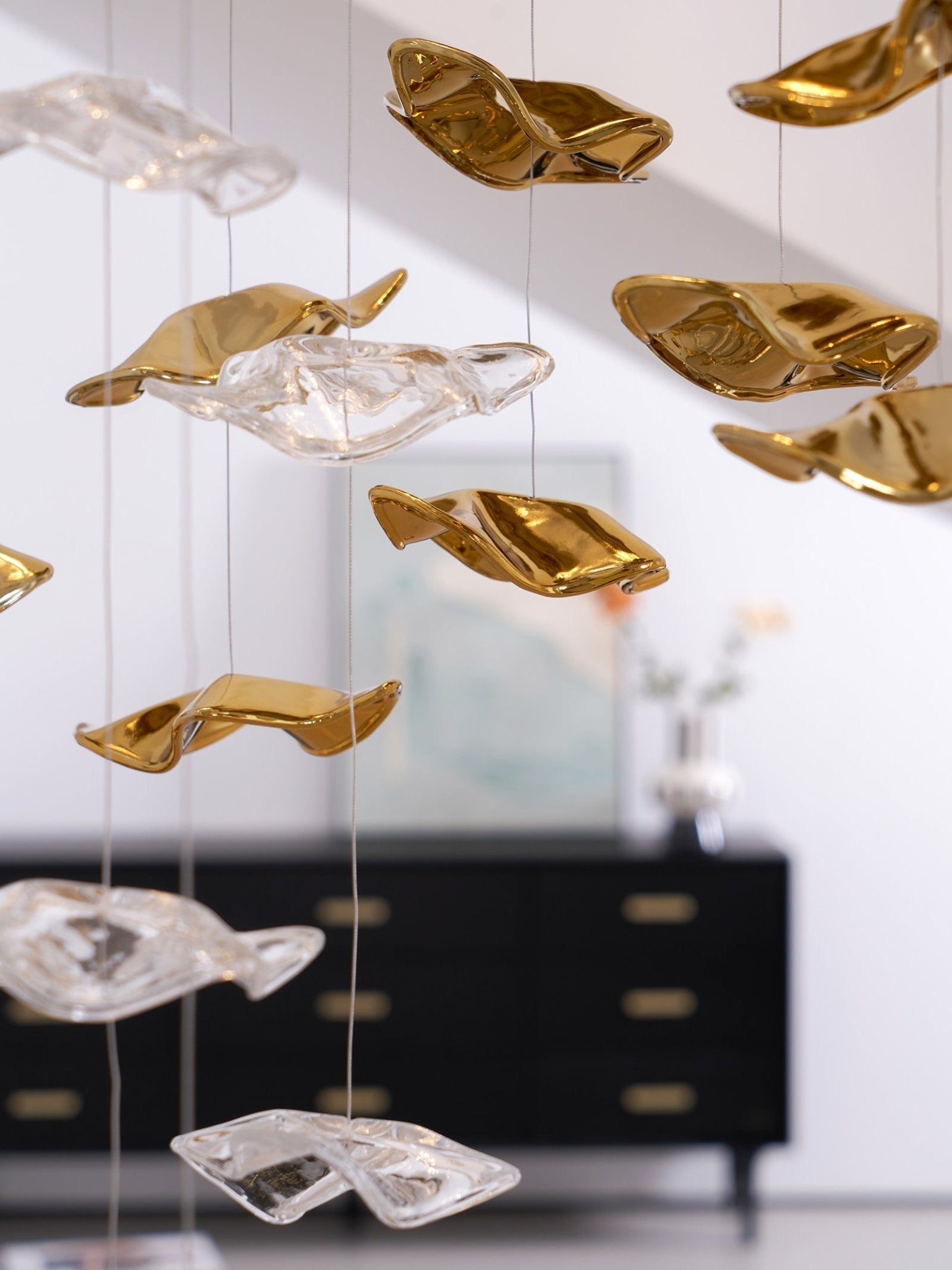 Tidal Stair Crystal Spiral Chandelier