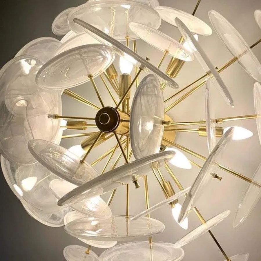 Luster Gaze Regal Radiance Extra Large Chandelier 48"D - Background Shot