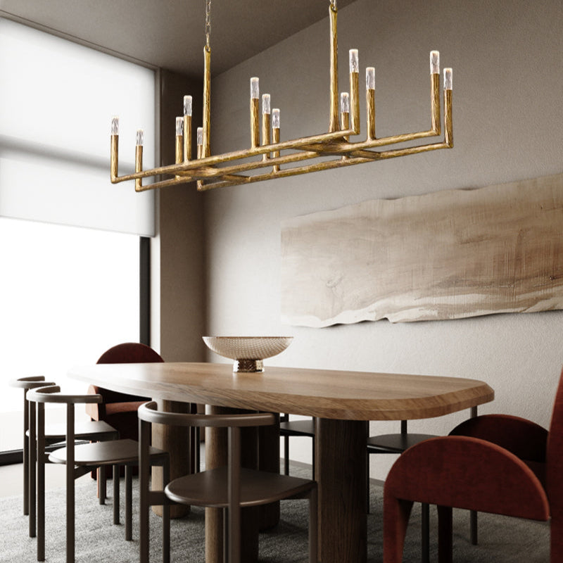 Thaddeos Forged Linear Chandelier
