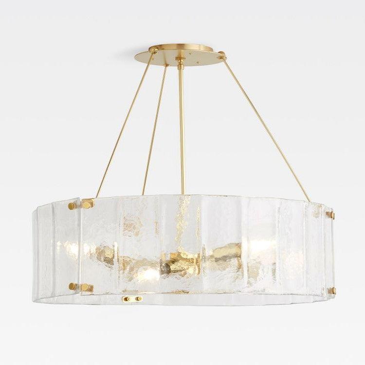 Luster Gaze Veridian Radiance Round Chandelier - Background Shot