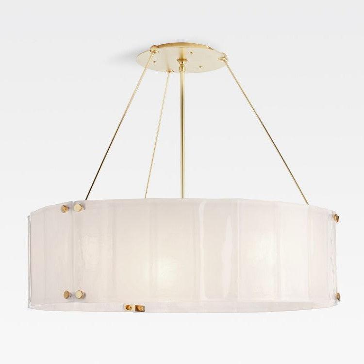 Luster Gaze Veridian Radiance Round Chandelier - Background Shot
