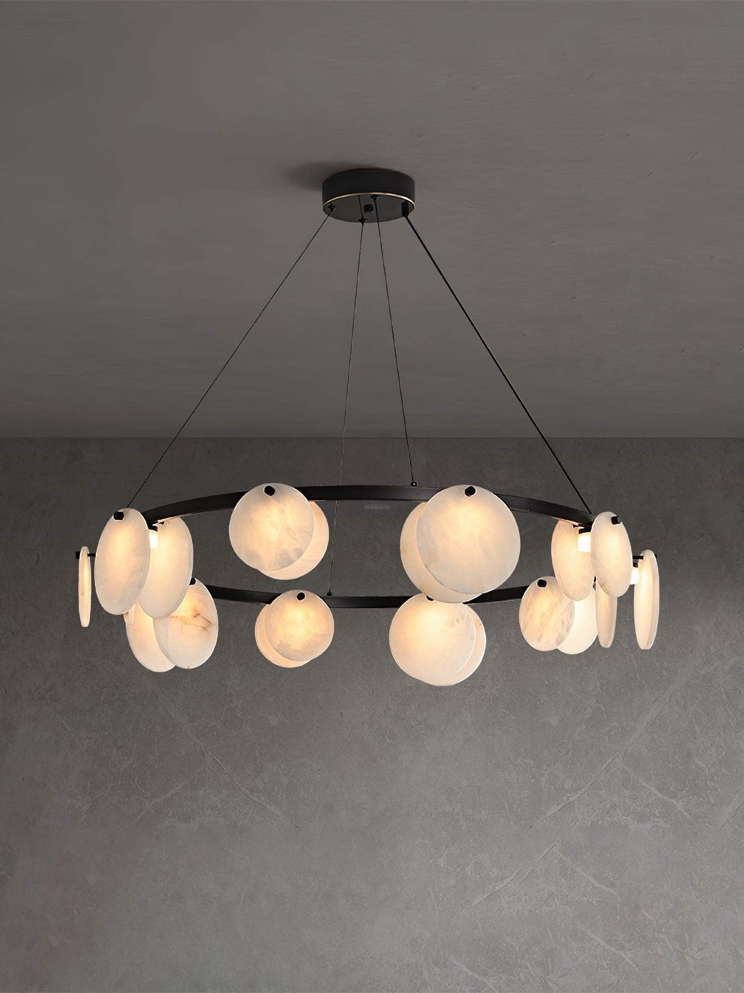 Trinidad Alabaster Chandelier with 8/10 heads