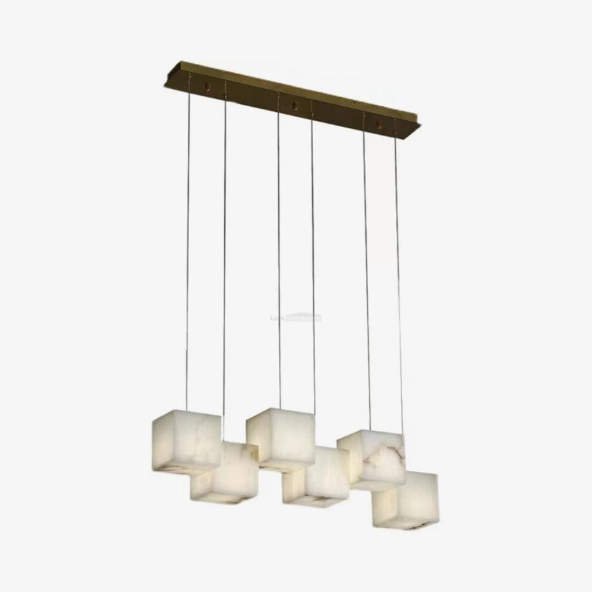 Alabaster Box Linear Chandelier