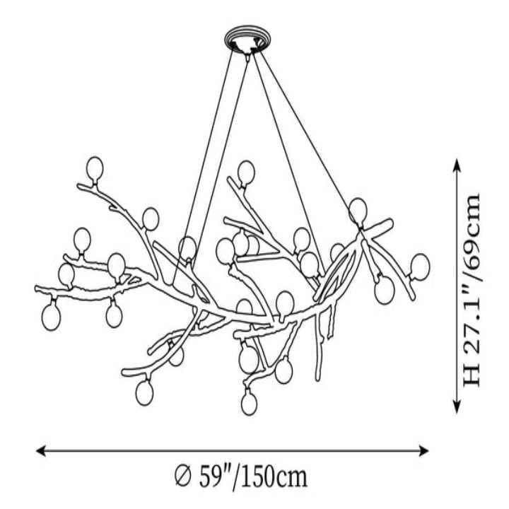 Branch Boho Tree Modern Chandelier