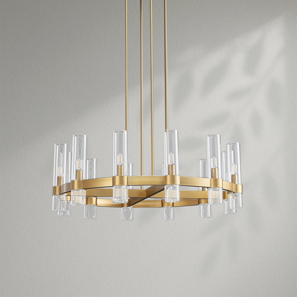 Savelle Glass Round Chandelier