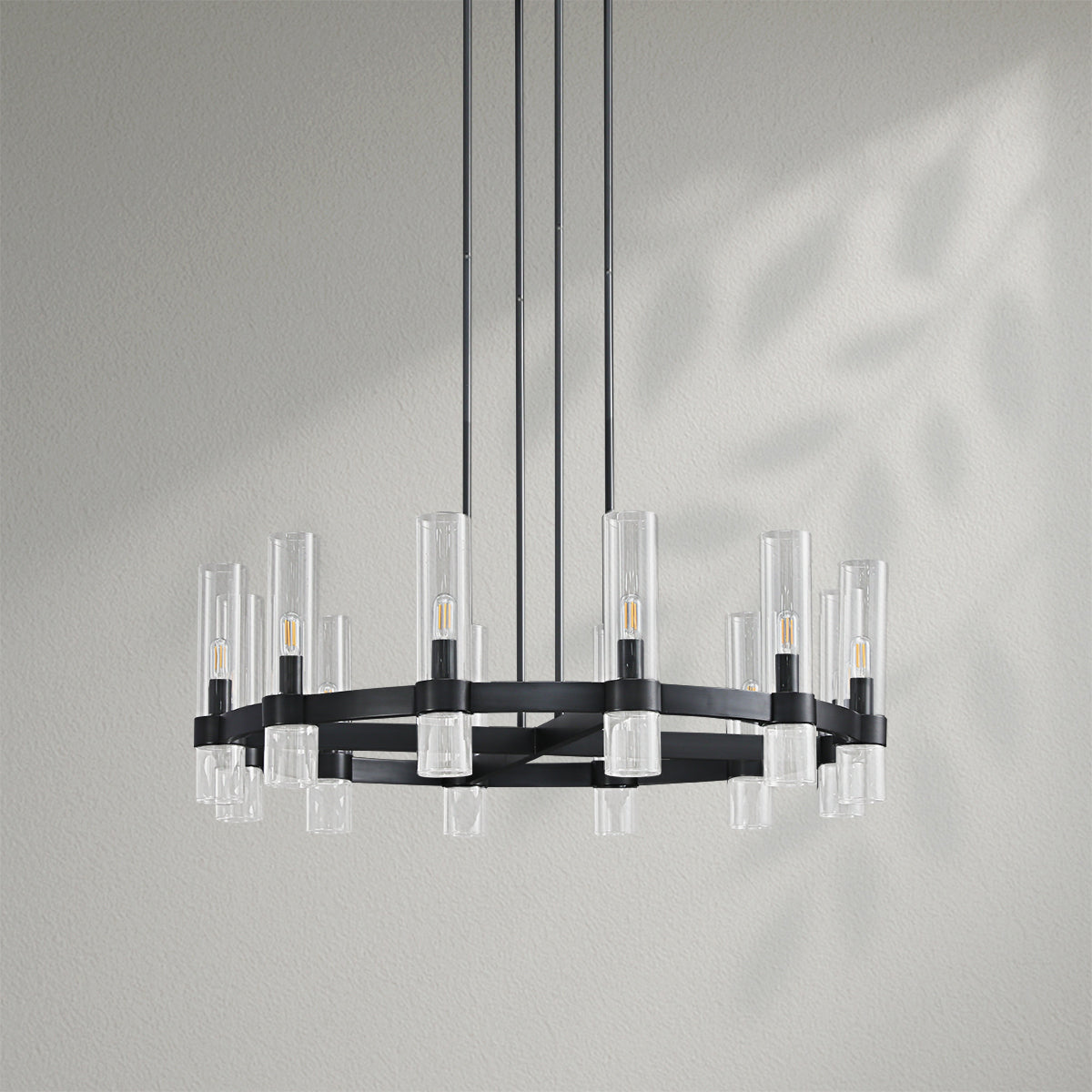 Savelle Glass Round Chandelier
