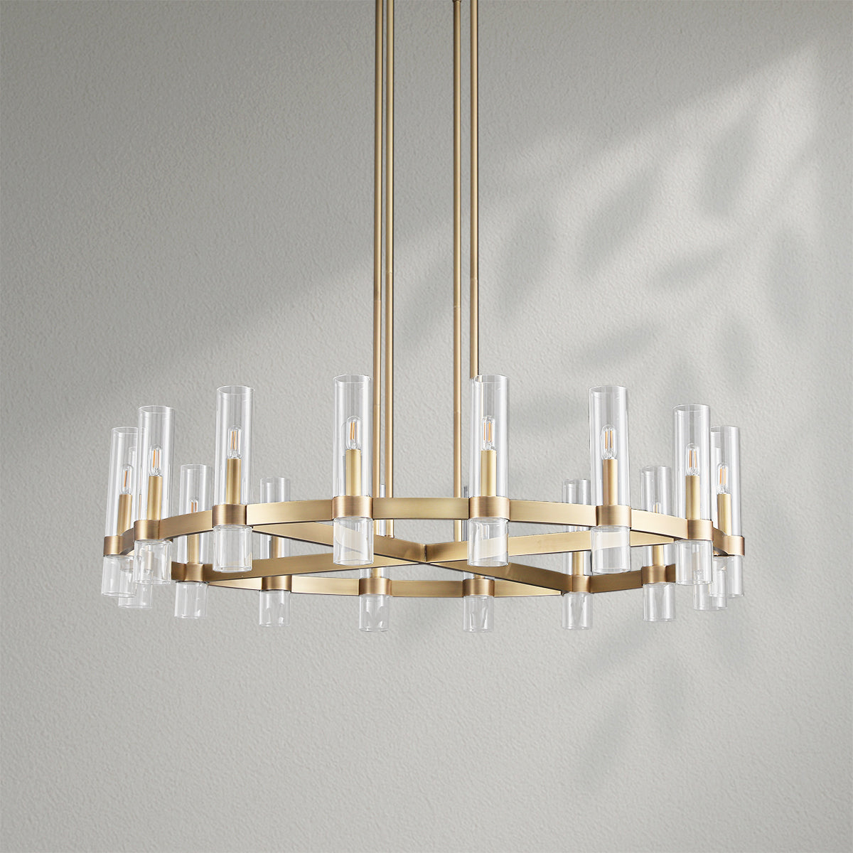 Savelle Glass Round Chandelier