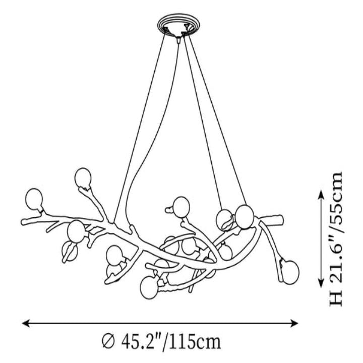 Branch Boho Tree Modern Chandelier