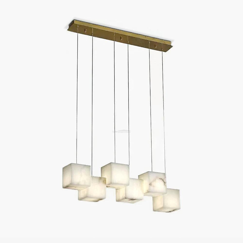 Alabaster Box Linear Chandelier