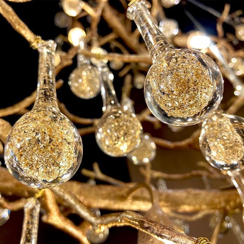 Luster Gaze Verdant Canopy Crystal Chandelier - Background Shot