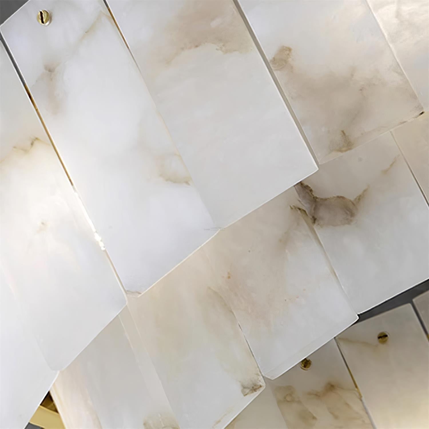 Regina Alabaster Round Chandelier