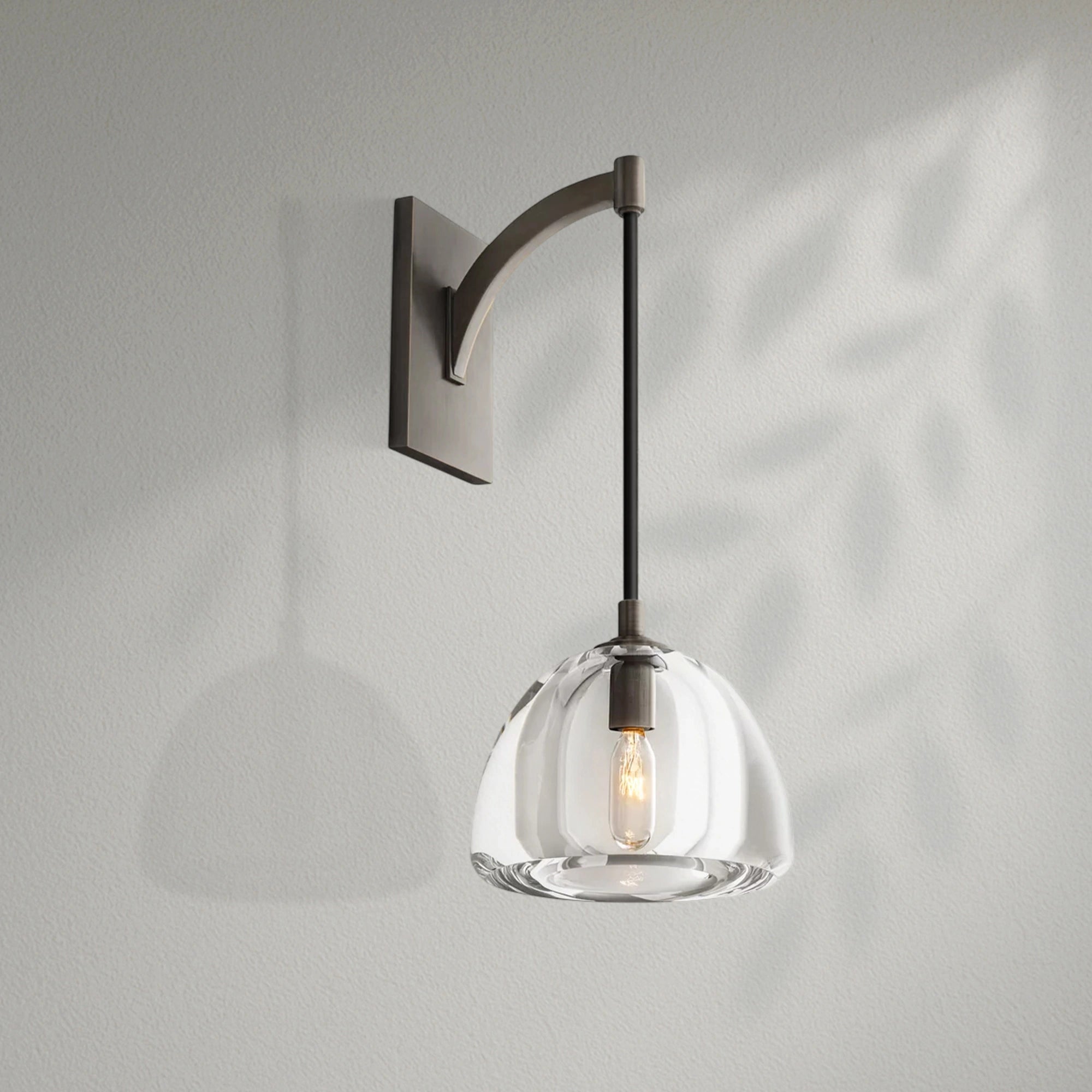 Hemispher Modern Glass Wall Sconce