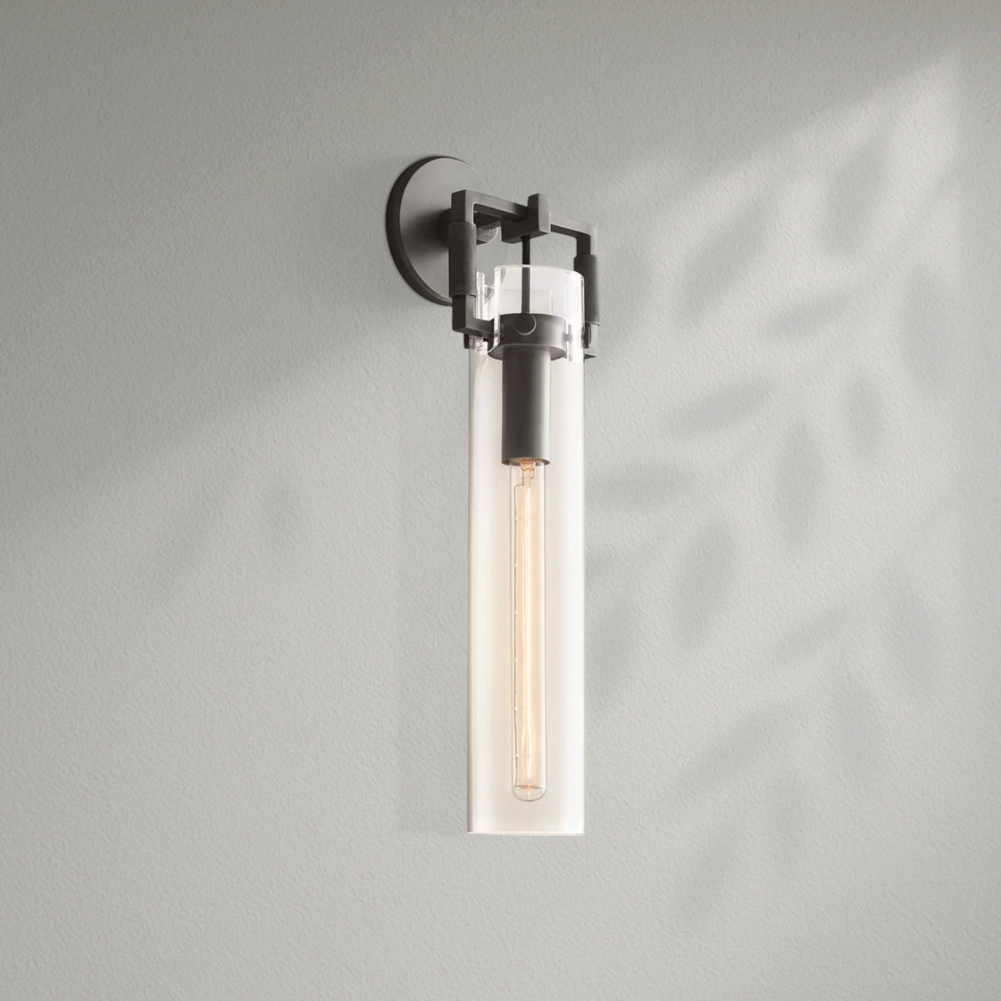 Machinis Glass Cylinder Wall Sconce