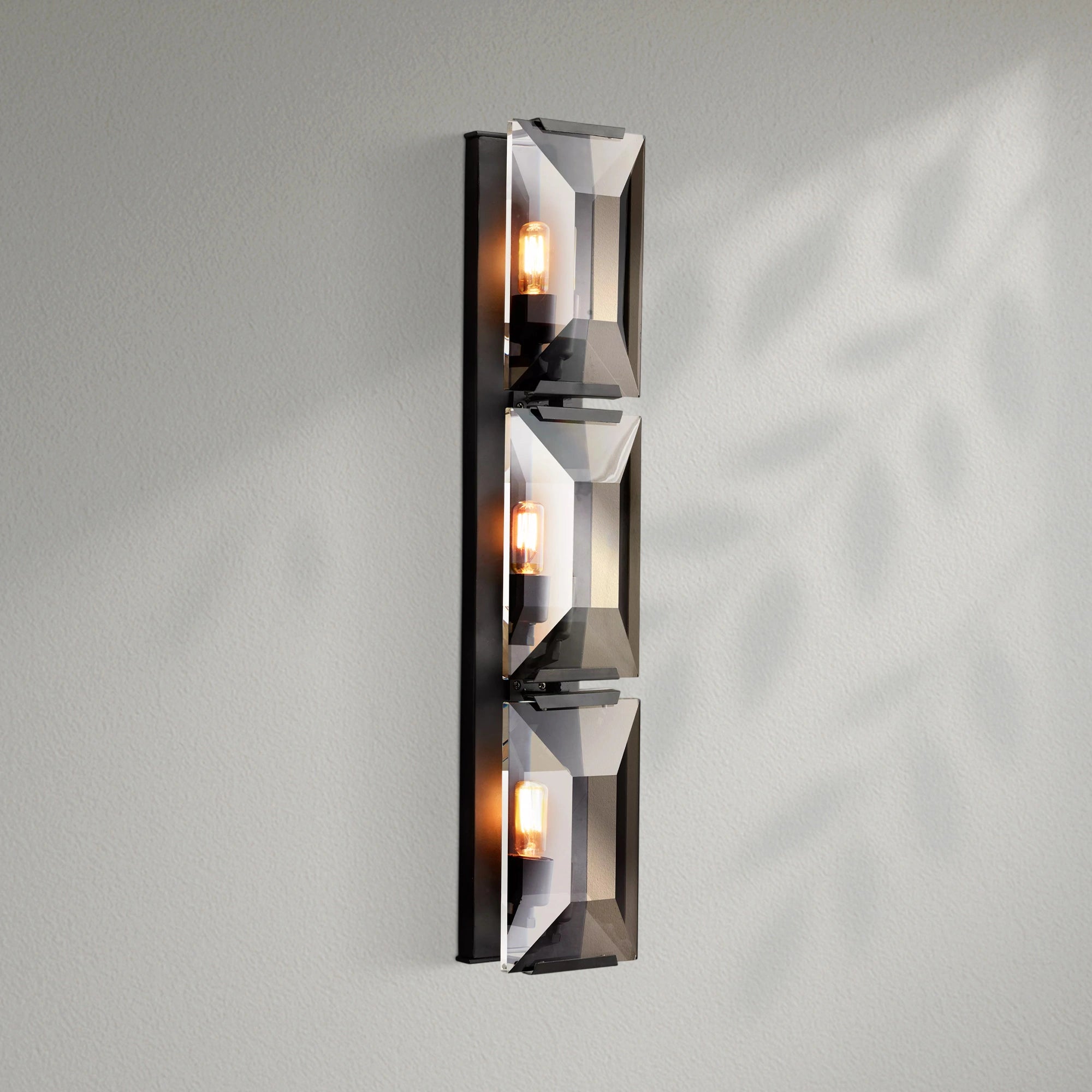 Harlows Crystal Triple Wall Lamp
