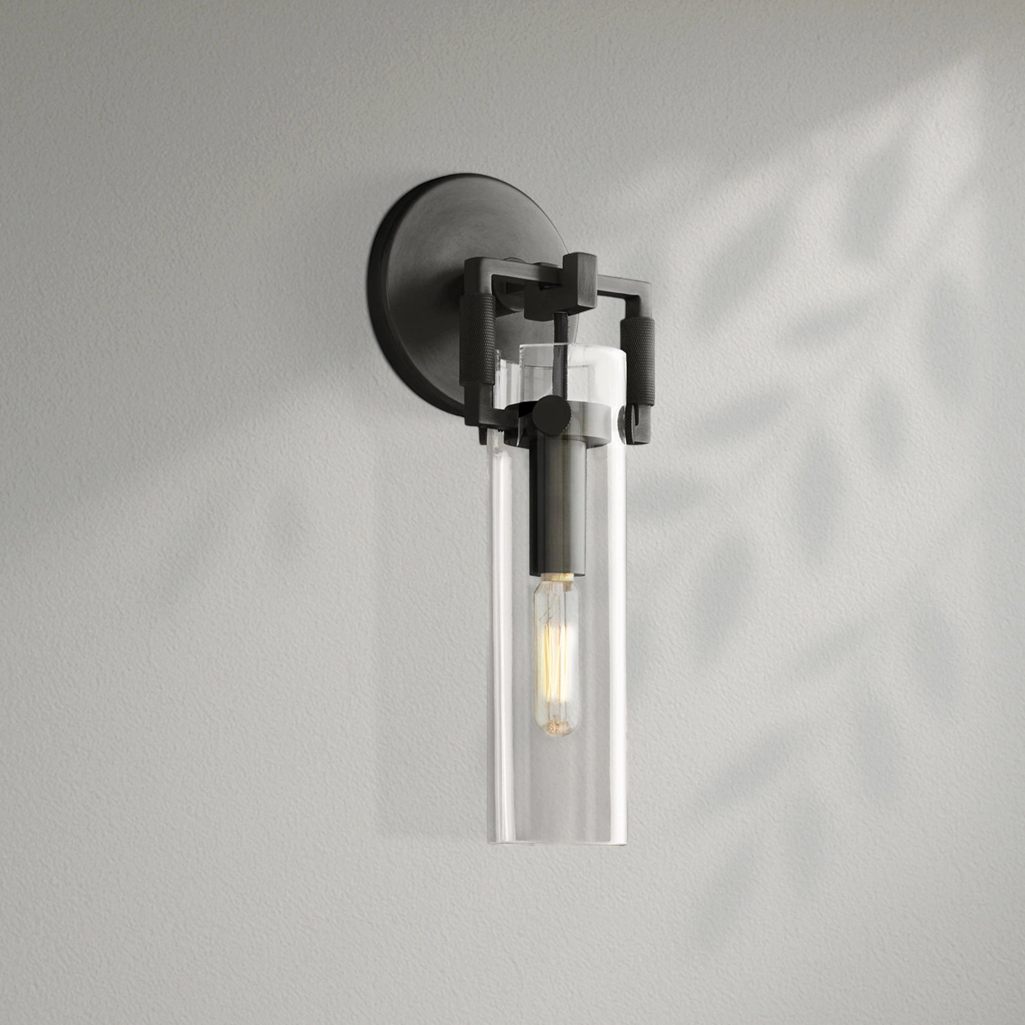Machinis Glass Cylinder Wall Sconce