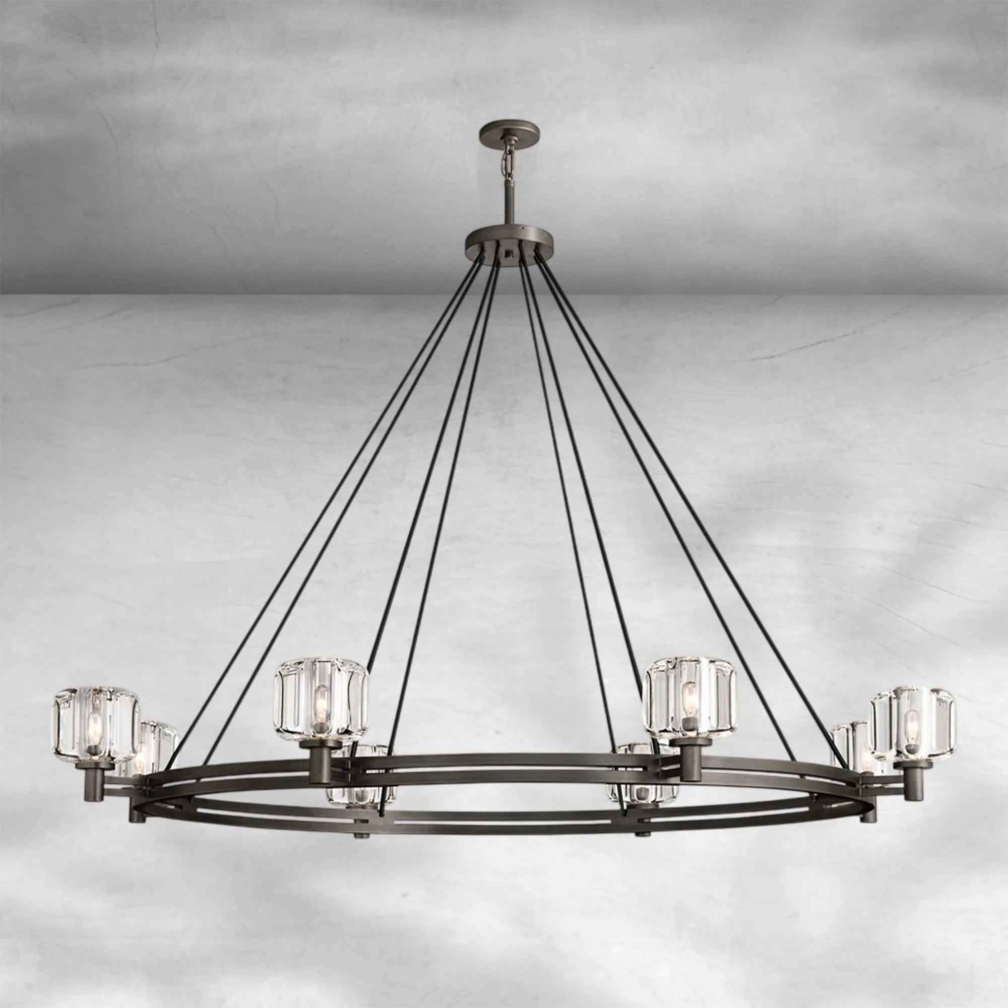 Delume Round Chandelier 36"48"60"