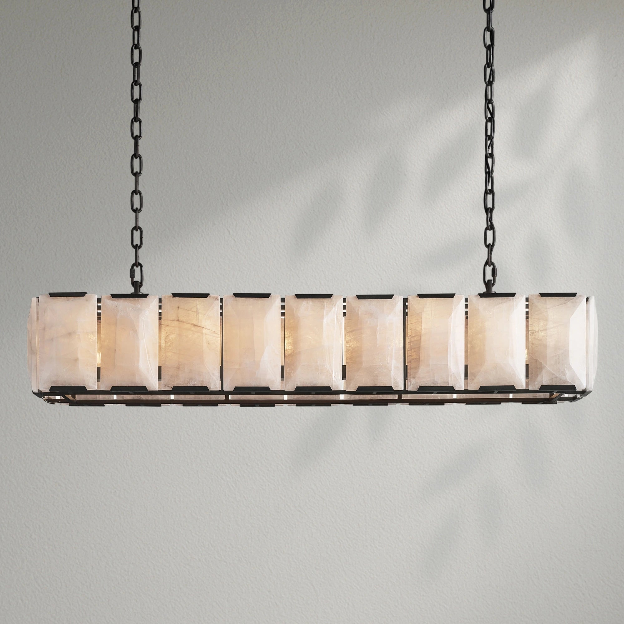 Harlows Calcite Rectangular Chandelier 42"54"62"74"