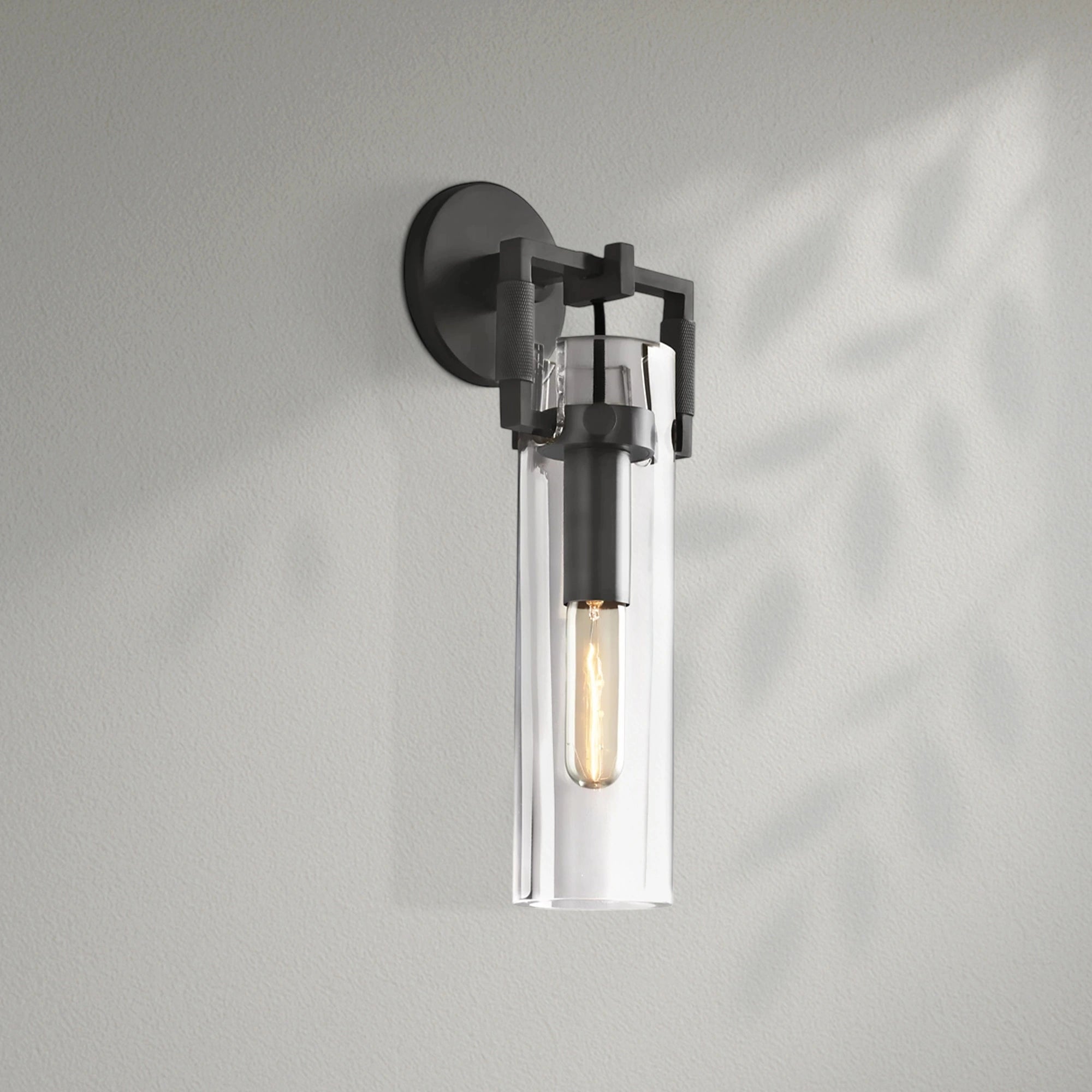 Machinis Glass Cylinder Wall Sconce
