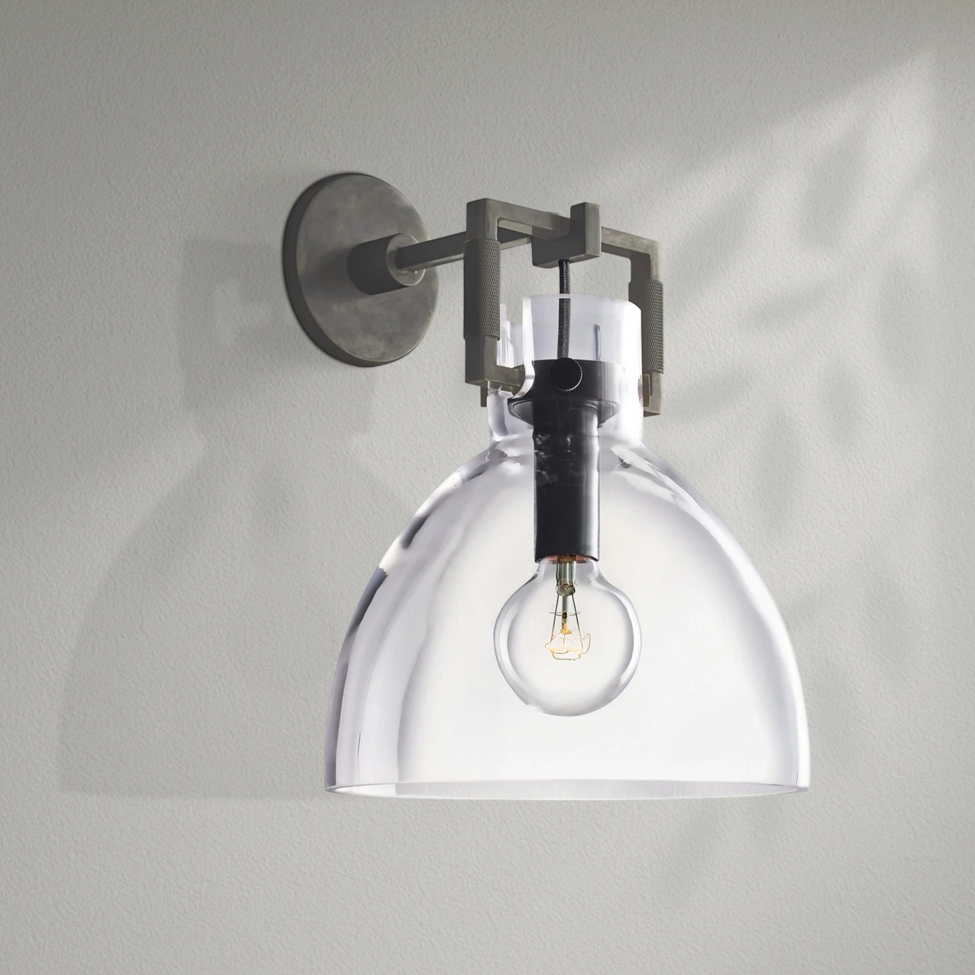 Machinis Glass Cloche Sconce
