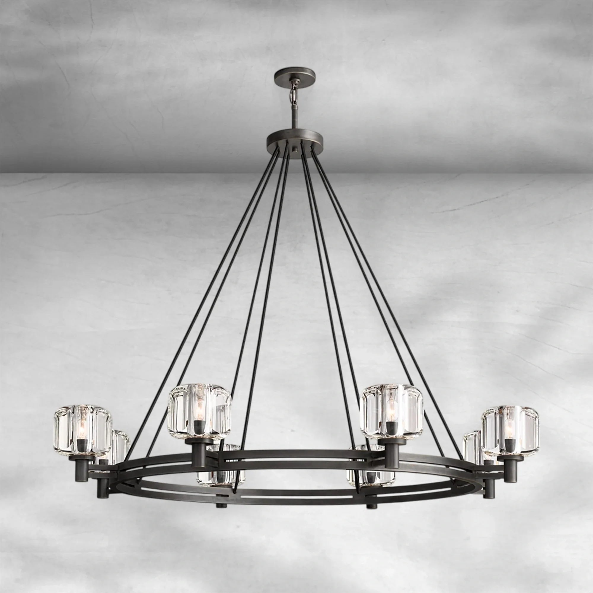 Delume Round Chandelier 36"48"60"