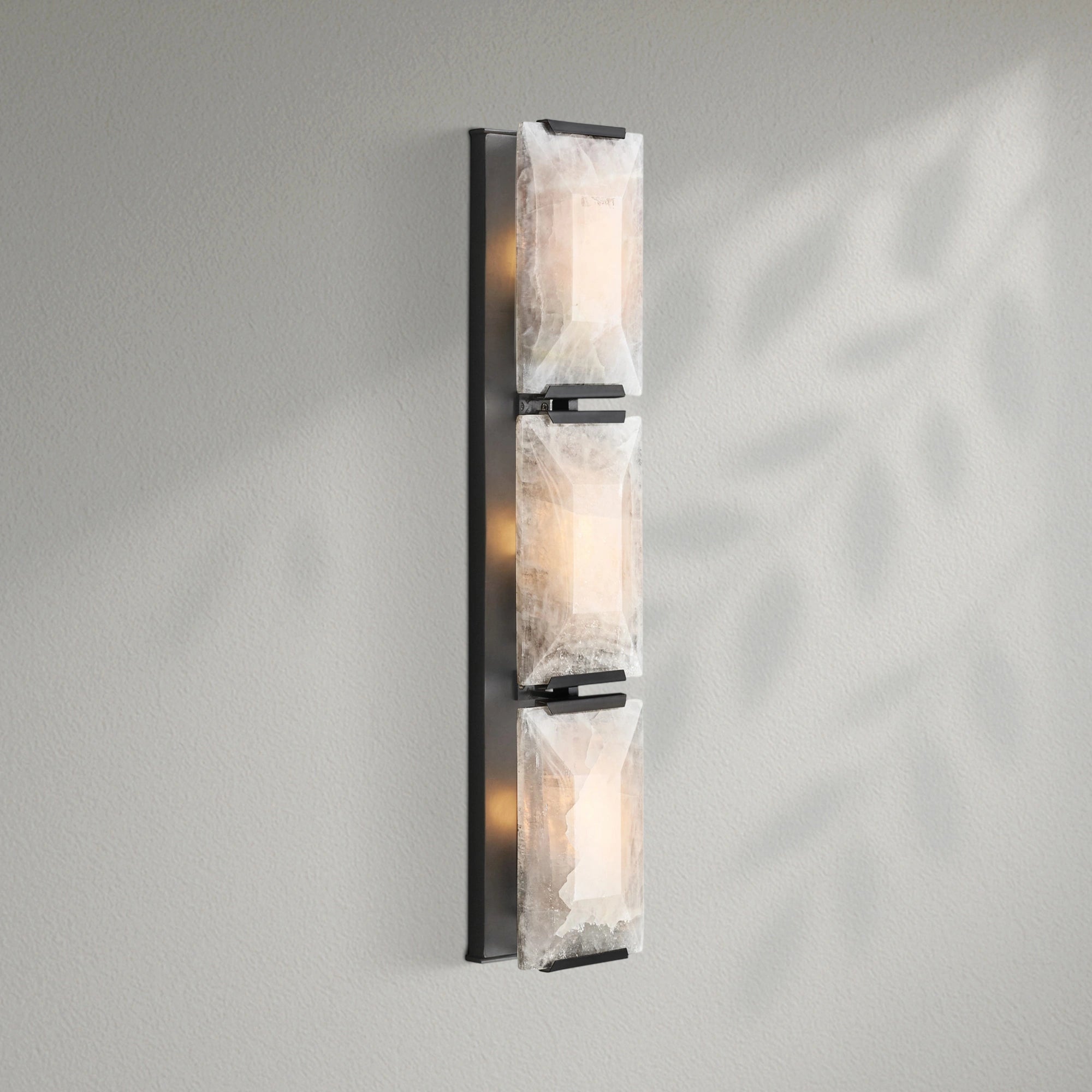 Harlows Calcite Triple Wall Sconce