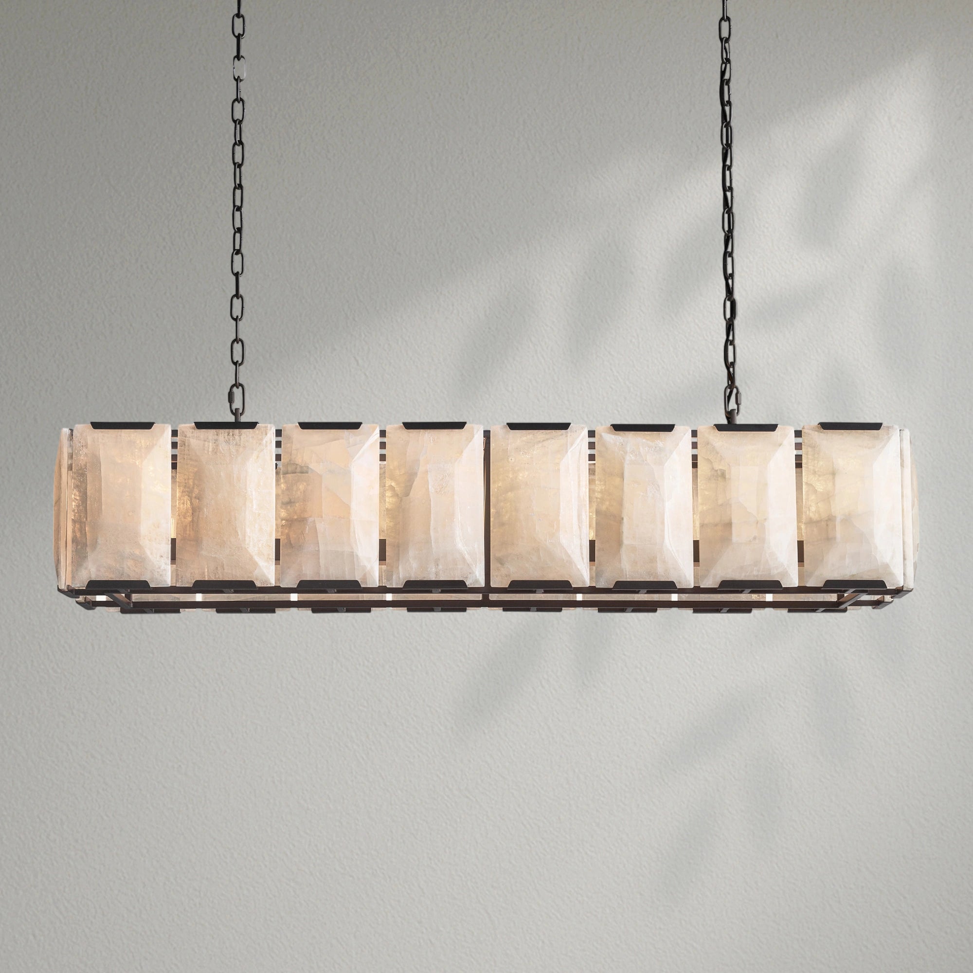 Harlows Calcite Rectangular Chandelier 42"54"62"74"