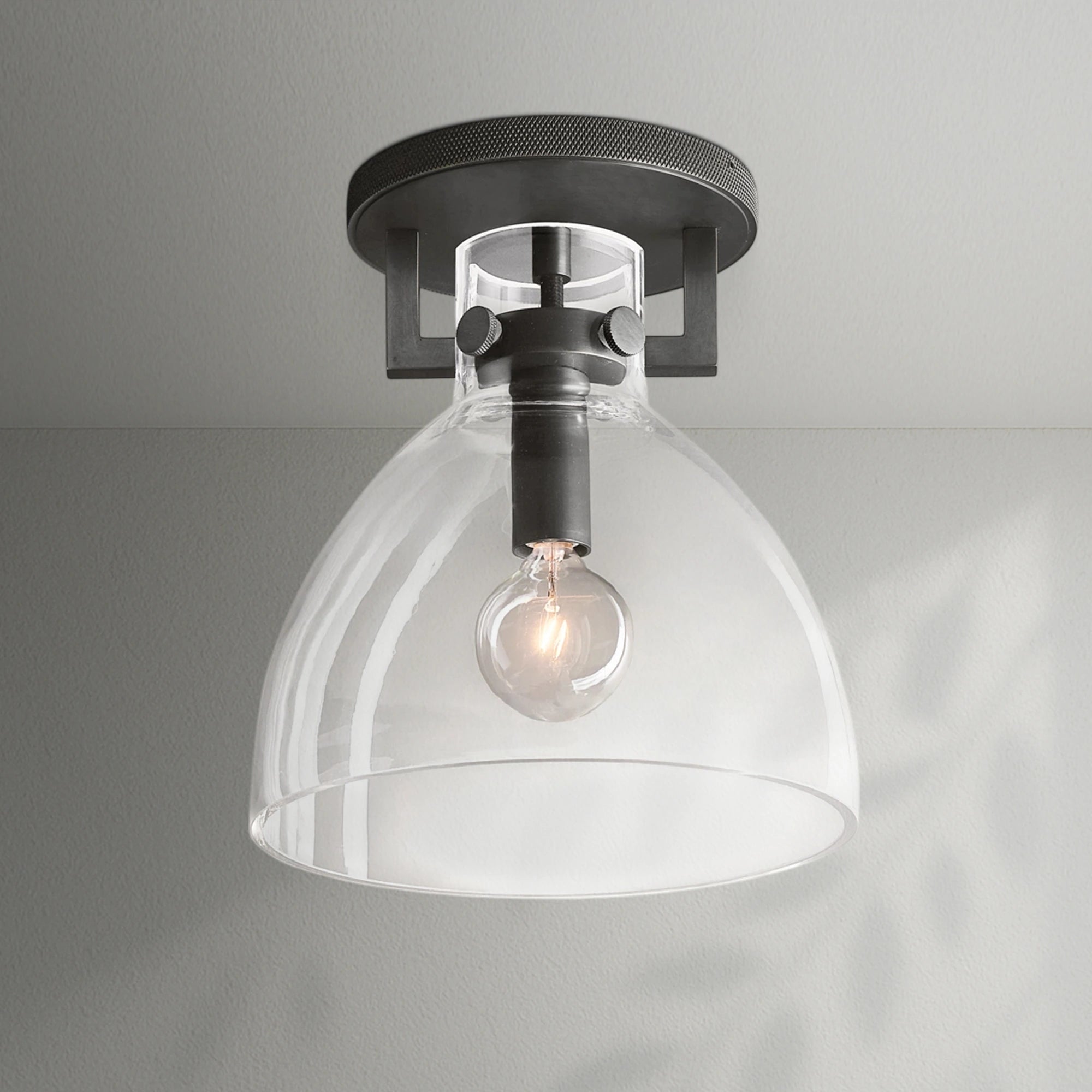 Machinis Glass Flushmount