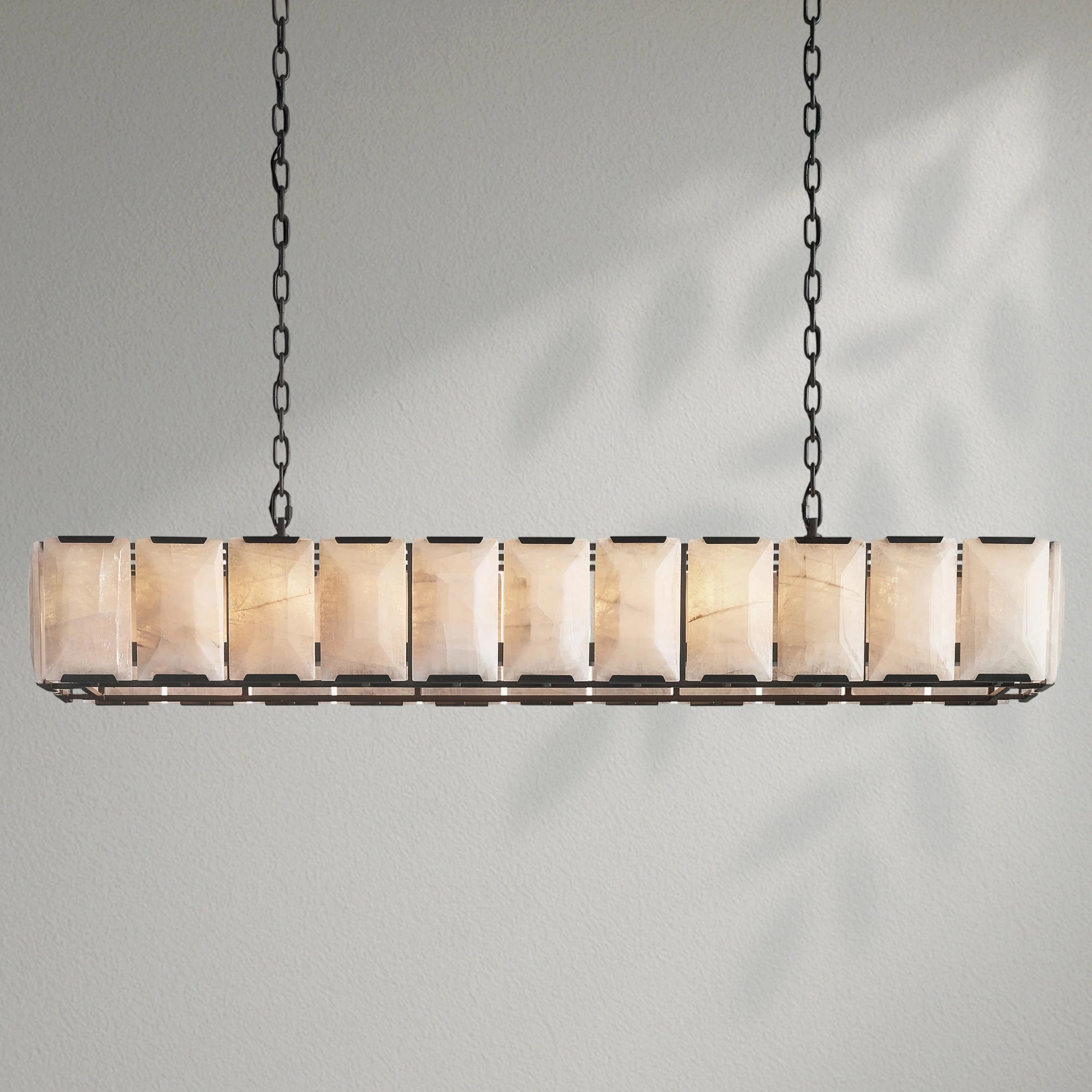 Harlows Calcite Rectangular Chandelier 42"54"62"74"