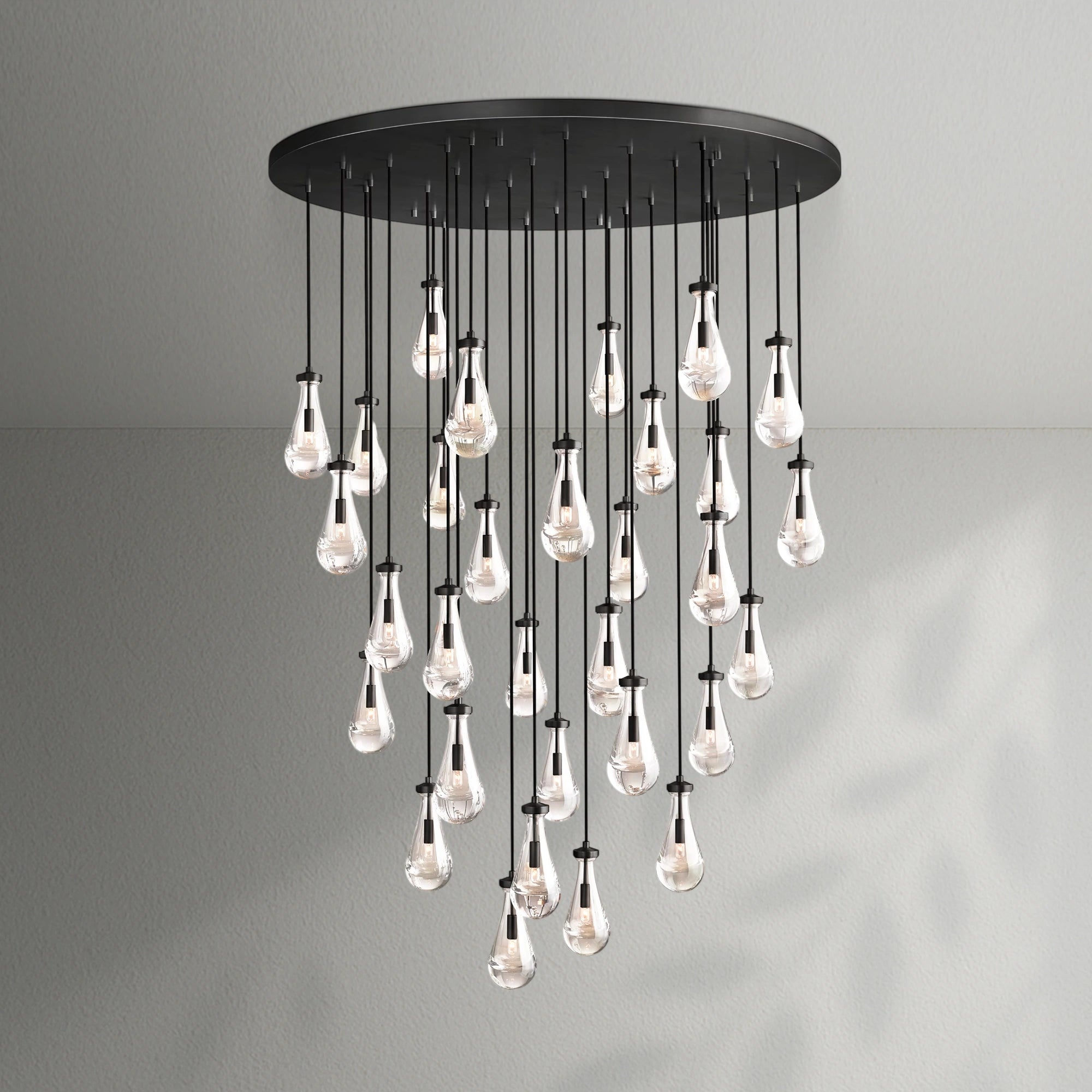 Raindrop Round Chandelier