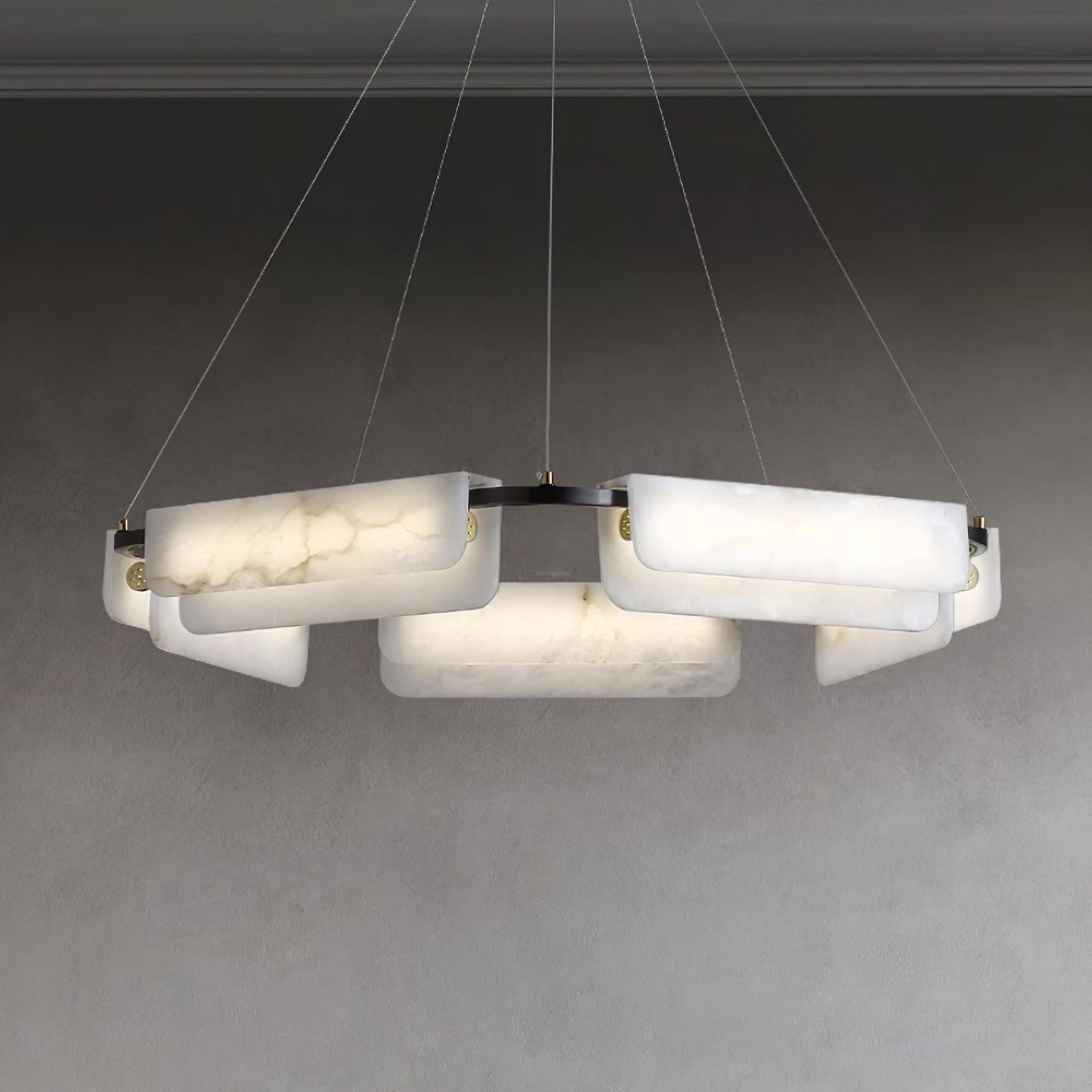 Delia Alabaster Chandelier 23.6''31.5''