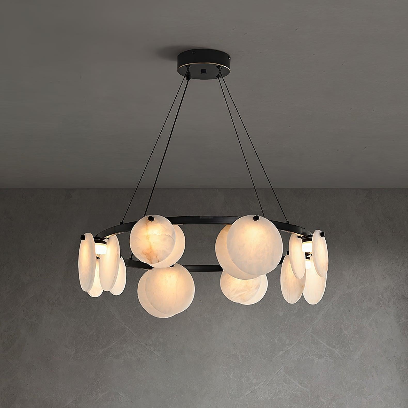 Trinidad Alabaster Chandelier with 8/10 heads