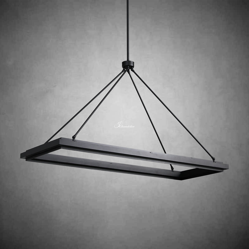 Peron Rectangular Chandelier Custom 60" x 36" x 24"