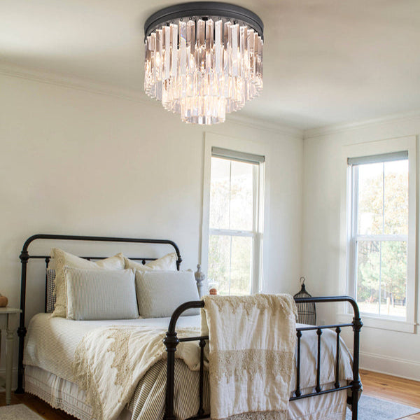 1920s Odeom Round Flushmount