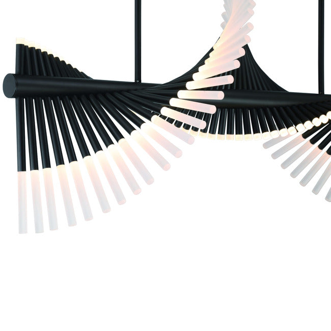 Organic Bloom Linear Chandelier