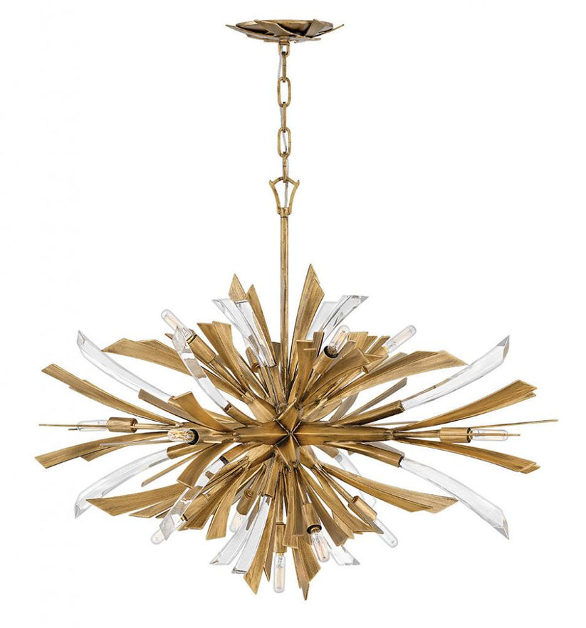 Vida Large Single Tier Chandelier - Luster Gaze