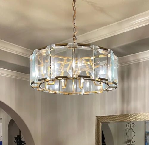 Harlows Crystal Round Chandelier