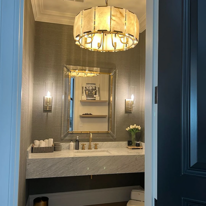 Harlows Calcite Round Chandelier