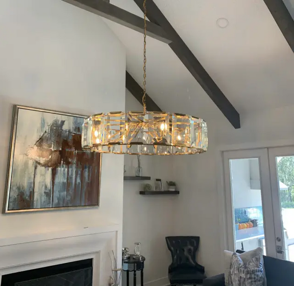 Harlows Crystal Round Chandelier