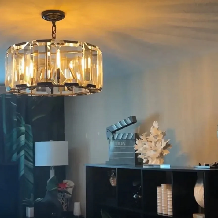 Harlows Crystal Round Chandelier