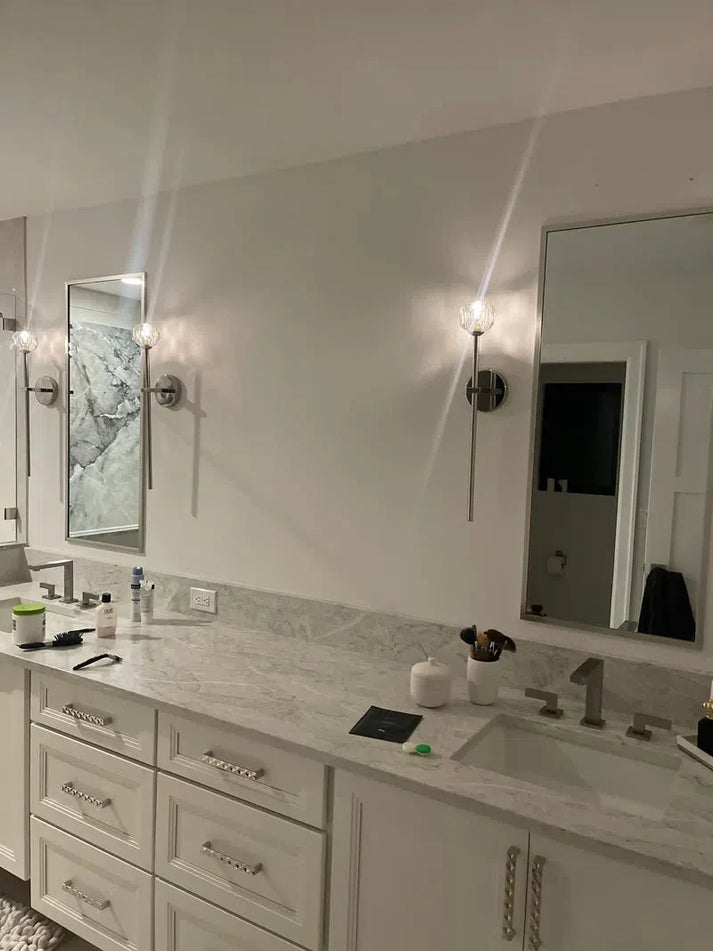Boule Do Crystal Double Grand Wall Sconce