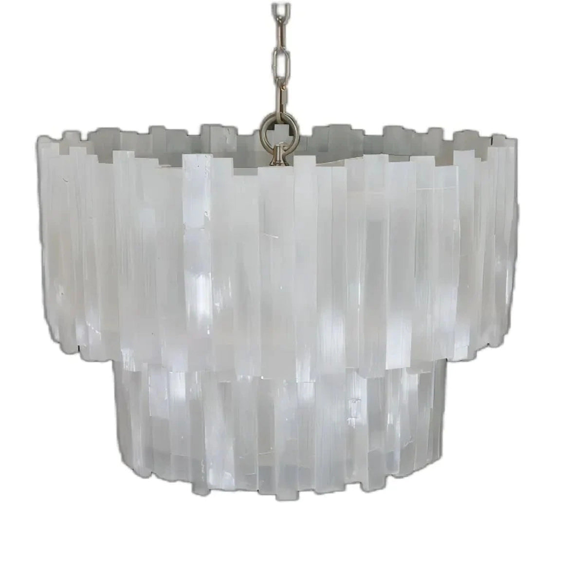 Shahida Selenite Chandelier - Luster Gaze