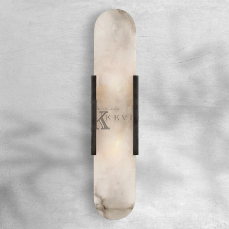 Koltin Melange Elongated Alabaster Wall Sconce