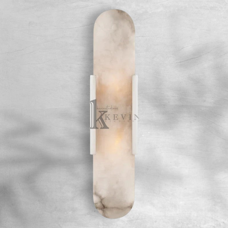 Koltin Melange Elongated Alabaster Wall Sconce