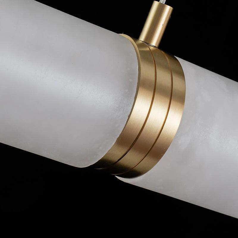 Alabaster Anne Art Linear Chandelier